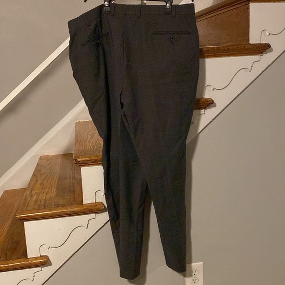Lauren Ralph Lauren Men's Gray Classic-Fit Wool Stretch Dress Pants Size 38W 30L - Picture 5 of 8